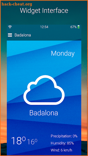 Amazing Weather Widget screenshot