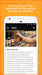 Amazon Go screenshot