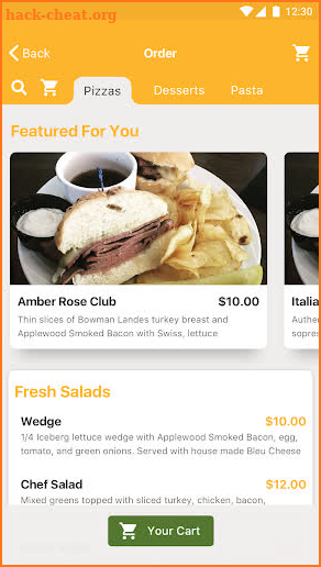 Amber Rose Restaurant screenshot