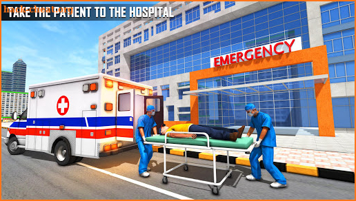 Ambulance Driver City Rescue Helicopter Simulator screenshot