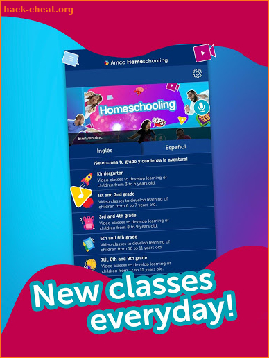 Amco Homeschooling: Free video classes screenshot