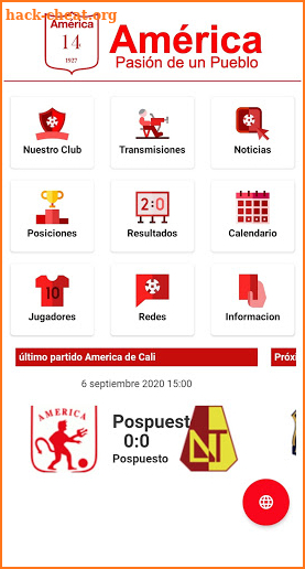 América screenshot