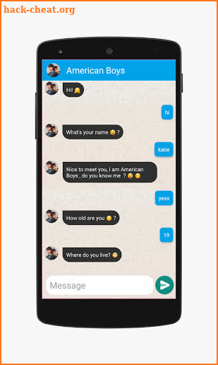 American Boys Fake Call Video & Chat Simulator screenshot