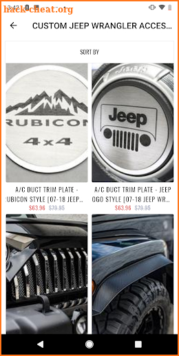 American Car Craft Custom Car Accessories screenshot