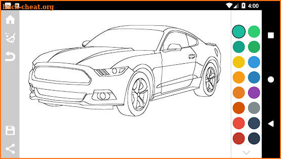 American Cars Coloring Book screenshot