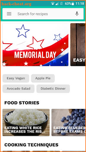 American cookbook - American food recipes screenshot