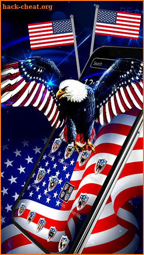 American Flag Eagle Theme screenshot