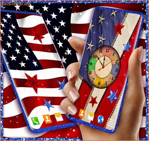 American Flag Wallpapers ⭐ USA HD Wallpaper Theme screenshot