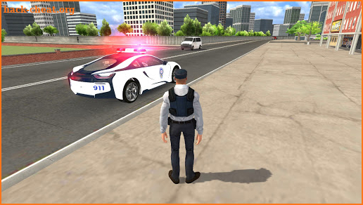 American i8 Police Car Game 3D screenshot