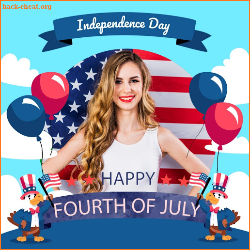 American Independence Day Frame | USA Photo Frame screenshot