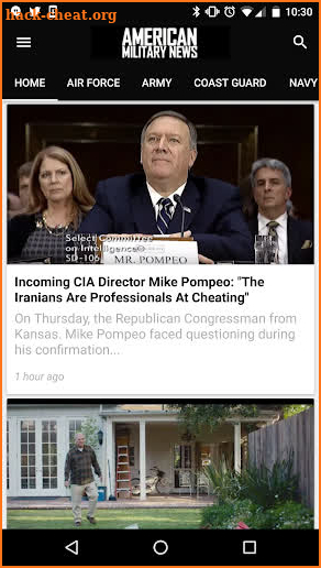 American Military News screenshot