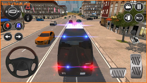 American Police Van Driving: Offline Games No Wifi screenshot