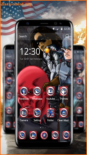 American Solider Theme screenshot