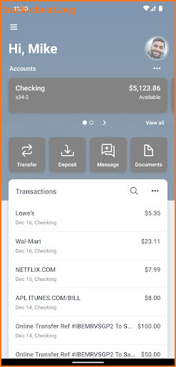 American State Bank Mobile App screenshot