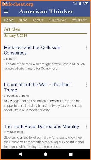 American Thinker screenshot