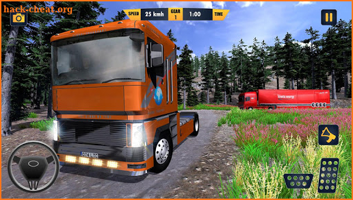 American Truck Cargo Car Transporter Driving screenshot