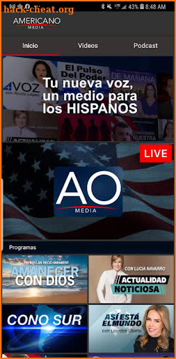 Americano Media screenshot