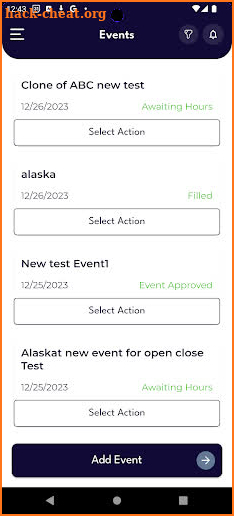 Amerivents screenshot