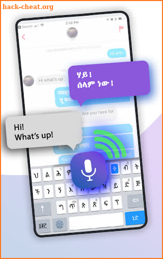 Amharic Voice Typing Keyboard -Easy voice keyboard screenshot