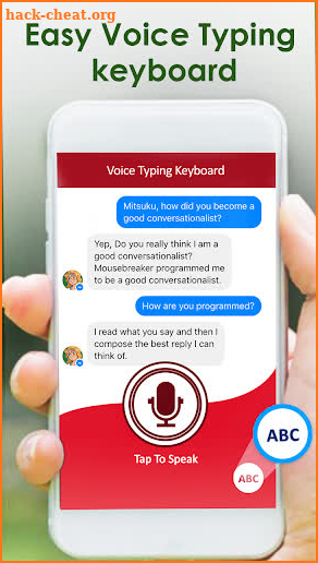 Amharic voice typing keyboard - Speak to type screenshot