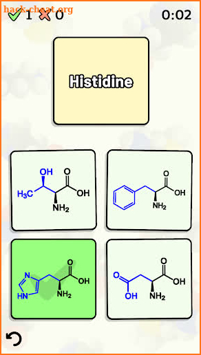 Amino Acid Quiz screenshot