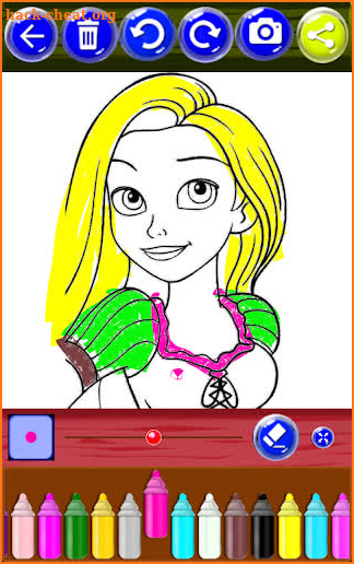 Amira Princess Coloring Pages screenshot