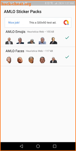 AMLO Stickers screenshot