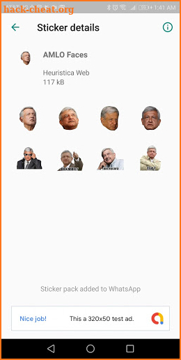 AMLO Stickers screenshot