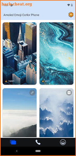 Amoled Emoji Color Phone screenshot