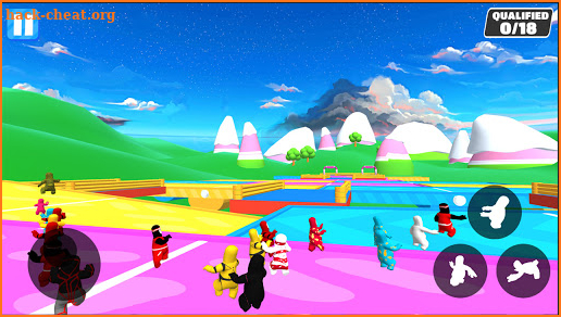 Among Guys: royale fall & knock em all. Race us 3d screenshot