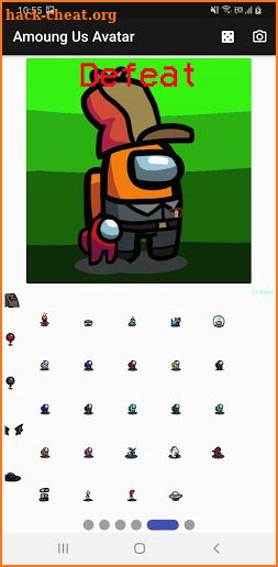 Among Us avatar maker screenshot