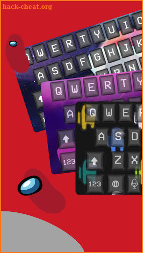 among us keyboard theme impostor screenshot