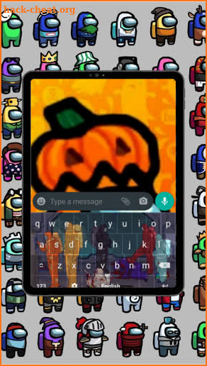 among us keyboard themes screenshot