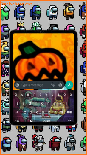 among us keyboard themes screenshot