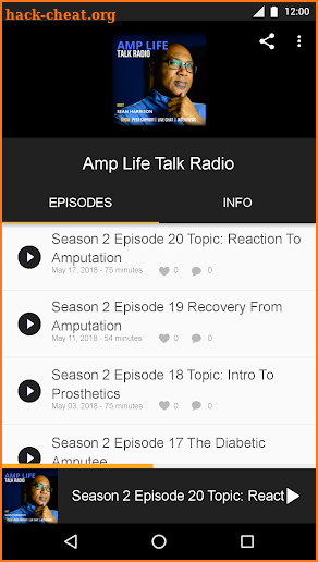 Amp Life Talk Radio screenshot