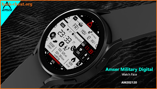 Amser Military Digi Watch Face screenshot