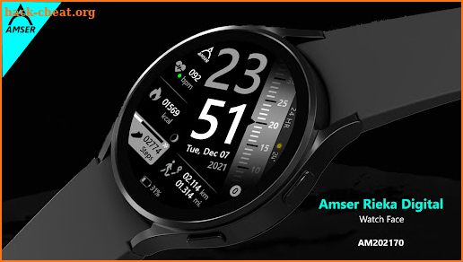 Amser Rieka Digital Watchface screenshot