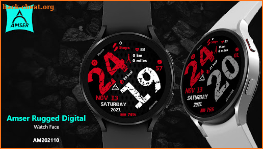 Amser Rugged Watch Face screenshot