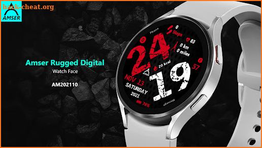 Amser Rugged Watch Face screenshot