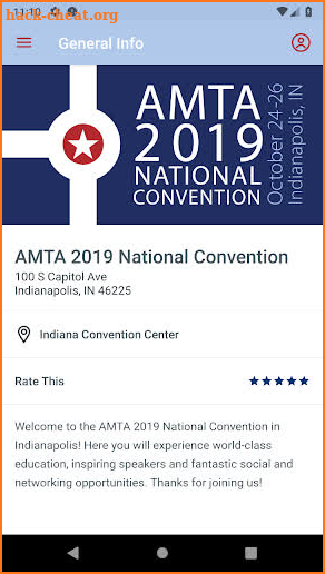 AMTA 2019 National Convention screenshot