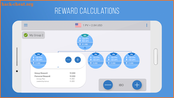 Amway Business Calculator screenshot