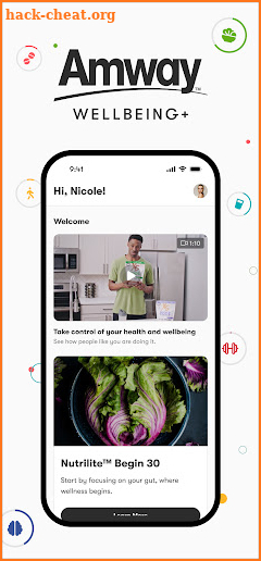 Amway Wellbeing+ screenshot