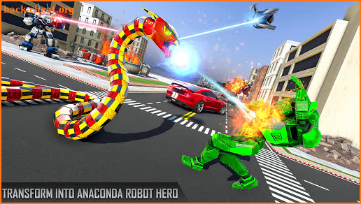 Anaconda Robot Car Game: Robot Transformation War screenshot