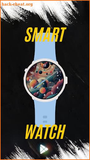 Analog Abstract Colorful Watch screenshot