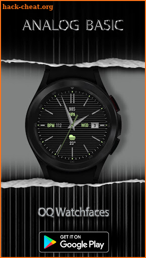 Analog Basic WF Wear OS 3+ screenshot