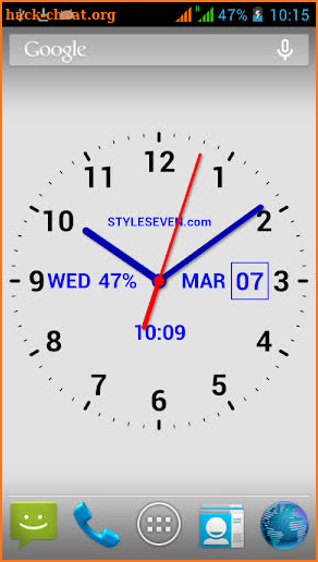 Analog Clock Live Wallpaper-7 PRO screenshot