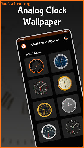 Analog Clock Live Wallpaper HD screenshot