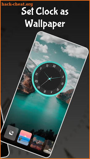 Analog Clock Live Wallpaper HD screenshot