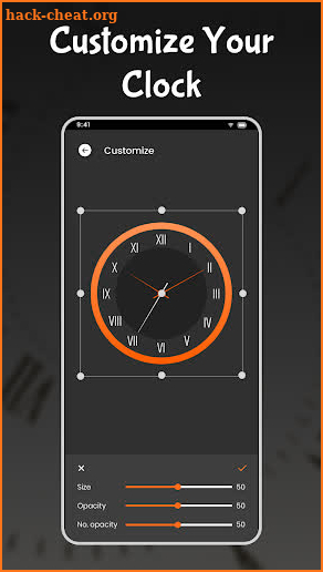 Analog Clock Live Wallpaper HD screenshot