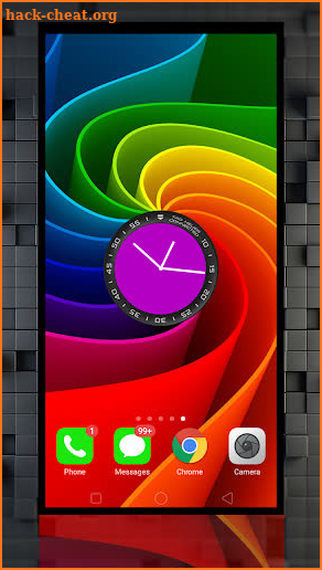 Analog clock widget & 3D live wallpapers screenshot